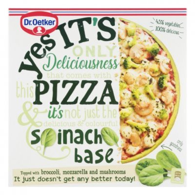 Dr. Oetker Yes it´s pizza spinach crust