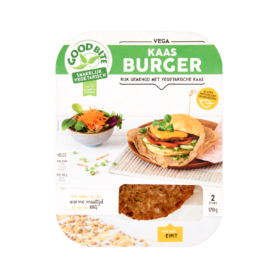 GoodBite Vega Kaasburger 2 Stuks