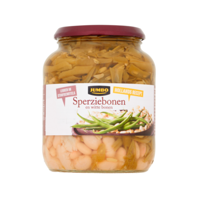 Huismerk Sperziebonen en Witte Bonen