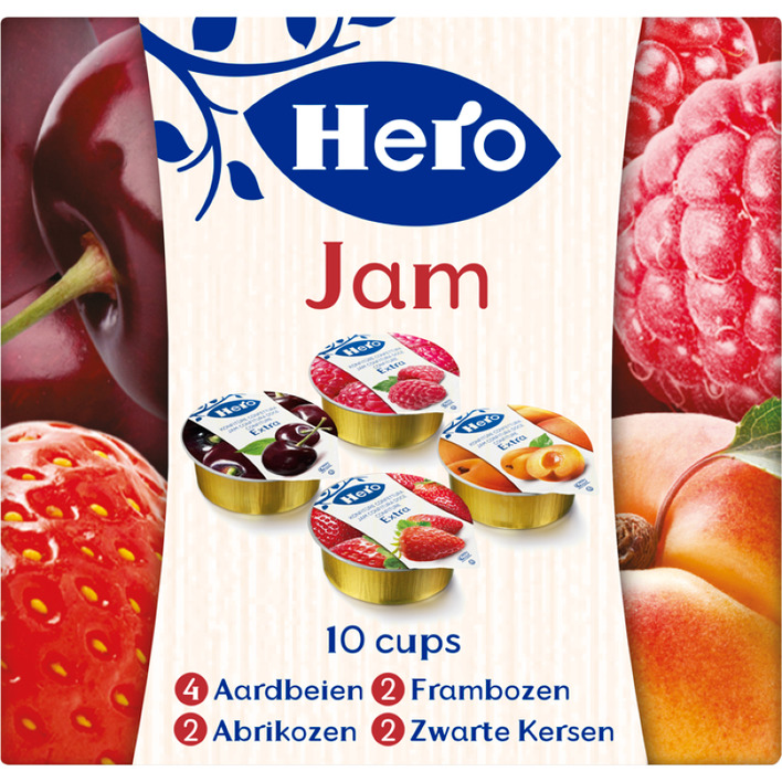 Hero Vruchtenjam cups