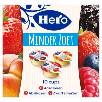 Hero Minder zoet cupjes