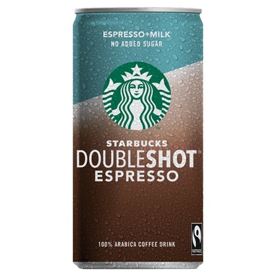 Starbucks doubleshot espresso & milk zonder suiker