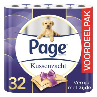 Page Kussenzacht toiletpapier