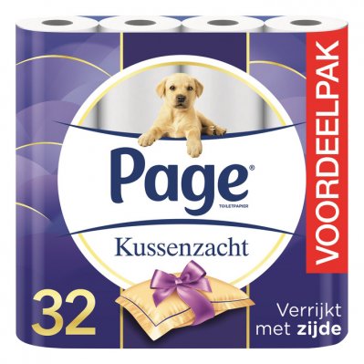 Page Kussenzacht toiletpapier