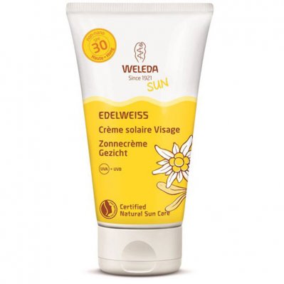 Weleda Edelweiss zonnecrème gezicht SPF 0