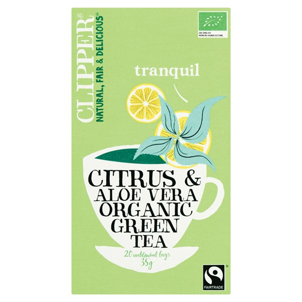 Clipper Clipper groene thee citrus en aloë vera