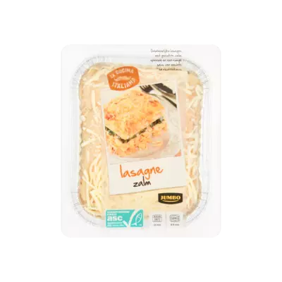 Huismerk Lasagne Zalm