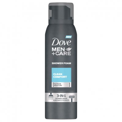 Dove Men shower foam clean