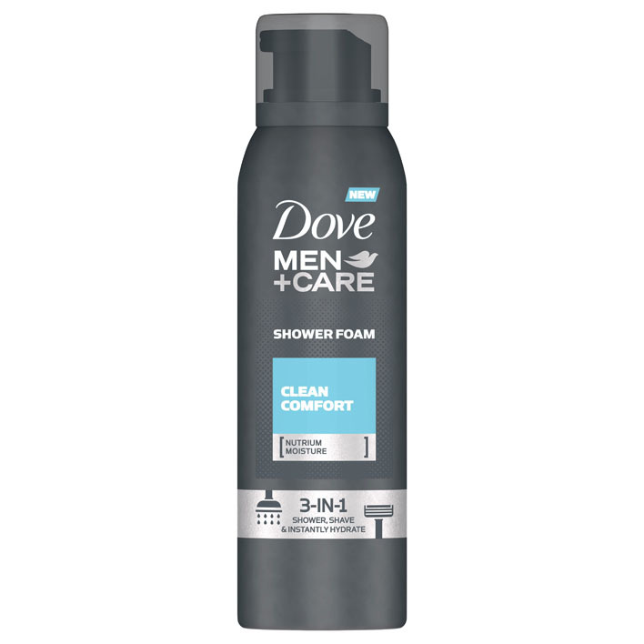 Dove Men shower foam clean