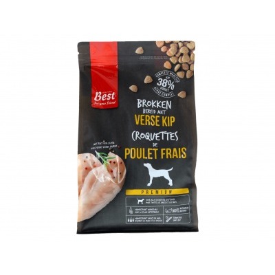 Best for your friend Hondenbrokken bereid met verse kip