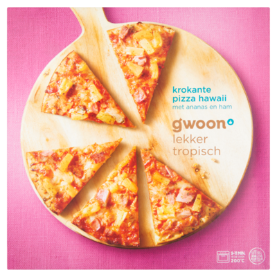 Huismerk Krokante pizza hawaii