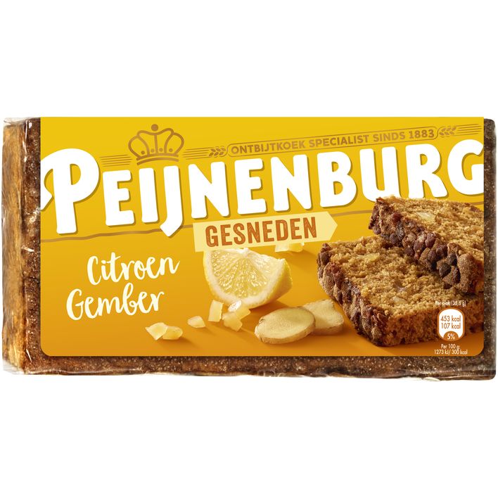 Peijnenburg Gesneden citroen gember