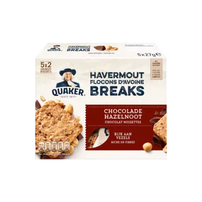 Quaker Havermout Biscuit Chocolade