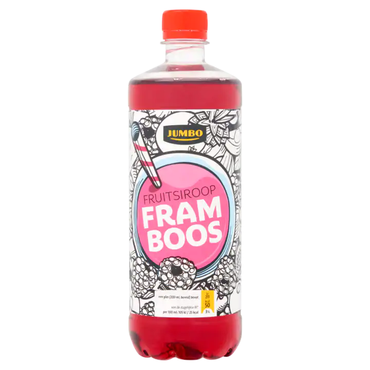 Huismerk Fruitsiroop Framboos