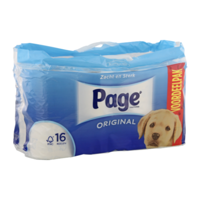 Page Toiletpapier 2 laags Origineel Schoon