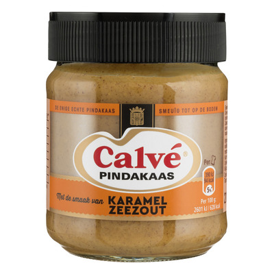 Calvé Pindakaas karamel zeezout