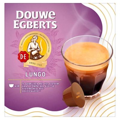 Douwe Egberts Lungo koffiecups 14 stuks