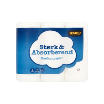 Huismerk Sterk & Absorberend Keukenpapier 2 Laags