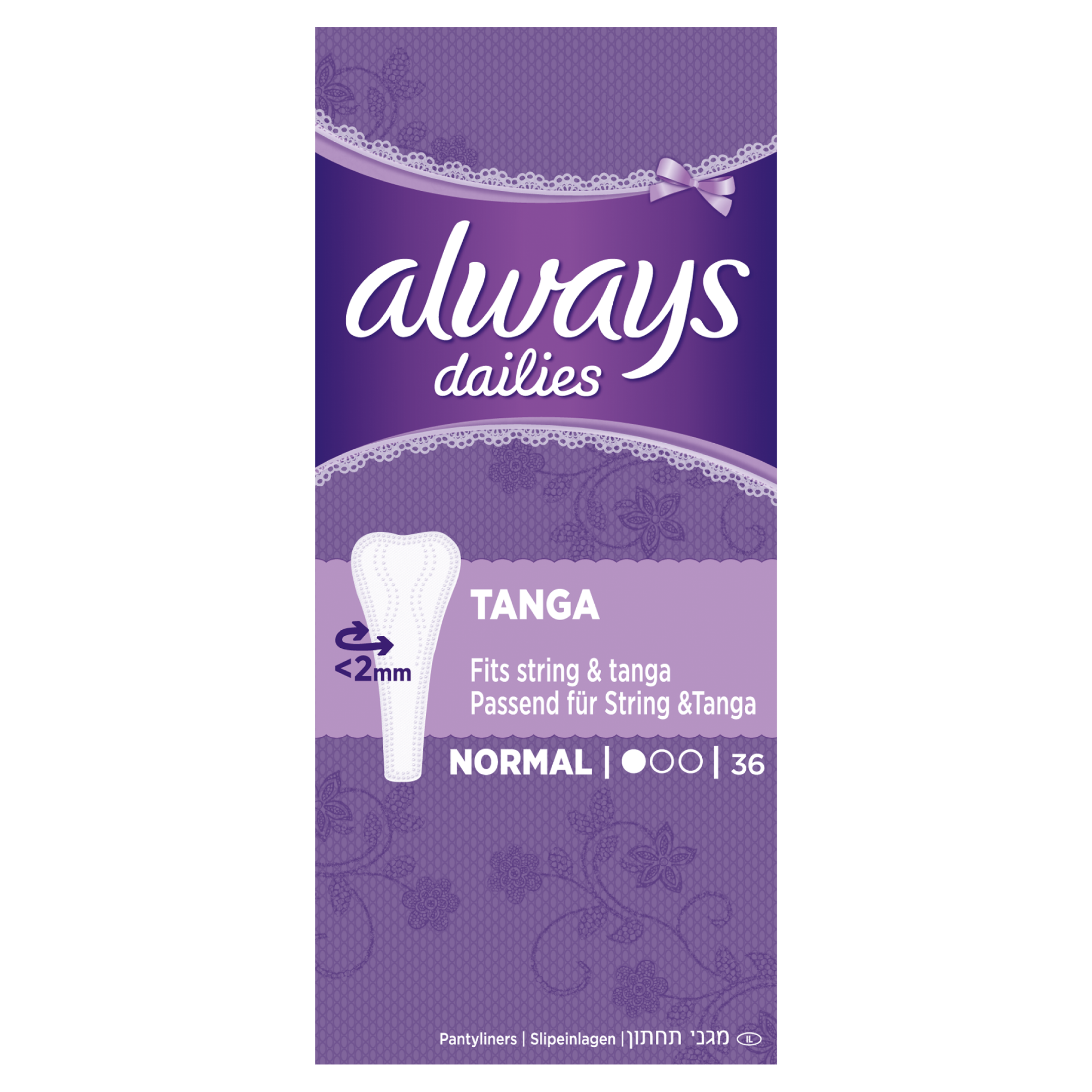 Always inlegkruisjes tanga
