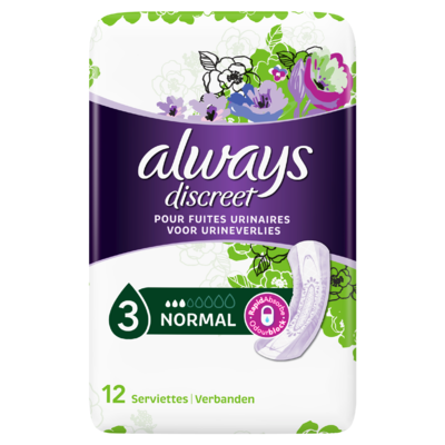 Always Discreet Verband Voor Urineverlies Normal 12