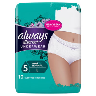 Always Discreet Broekjes Voor Urineverlies Normal L 10