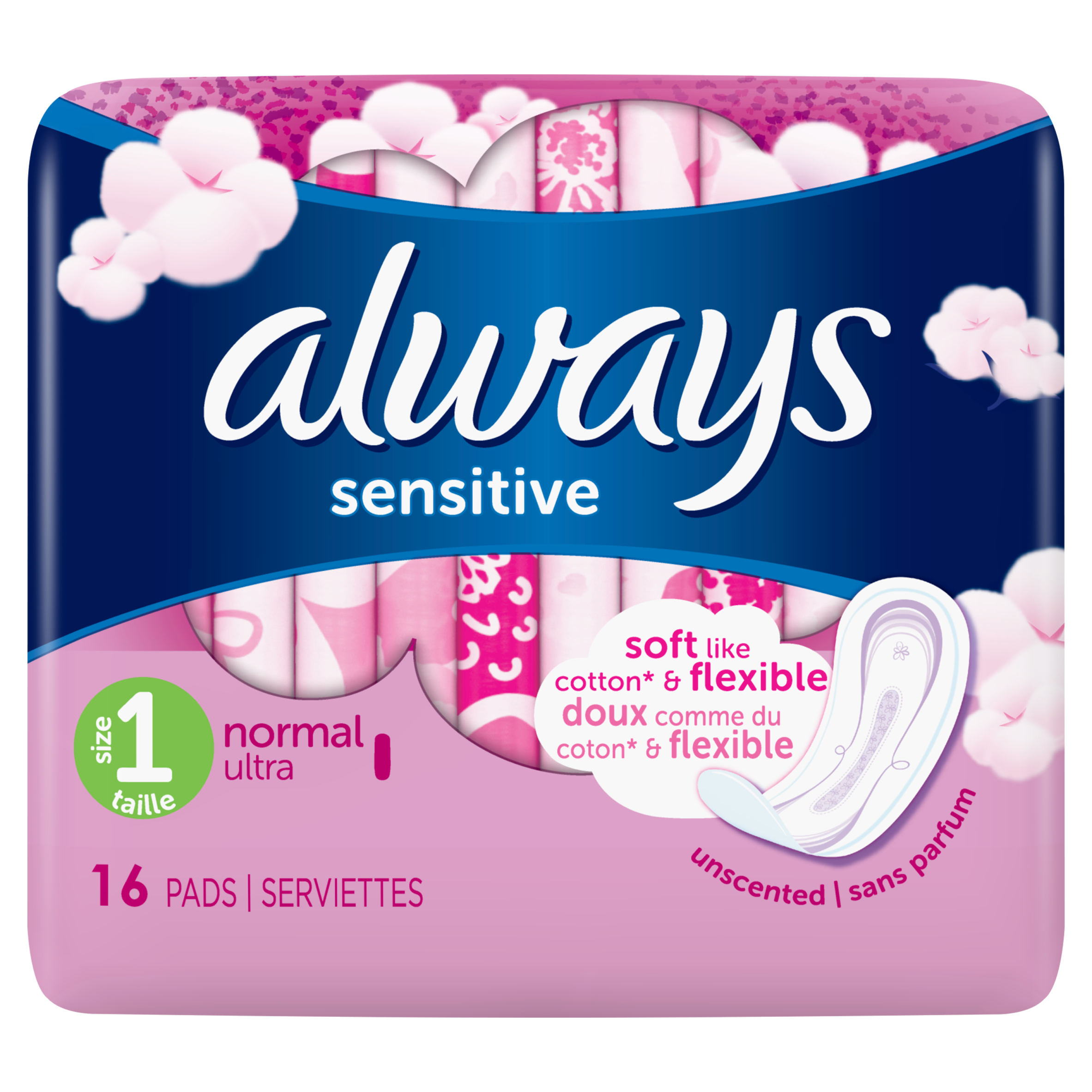 Always Ultra Sensitive Normal (Maat 1) Maandverband 16 Stuks