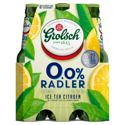 Grolsch 0,0% Radler ice tea 6x30cl