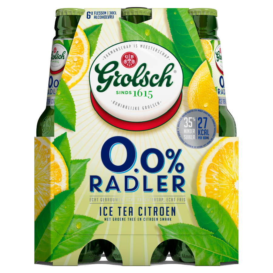 Grolsch 0,0% Radler ice tea 6x30cl