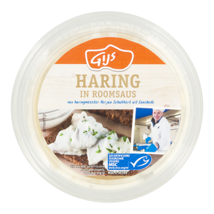 GIJS Haring in roomsaus