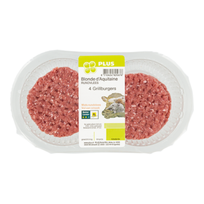 Huismerk Grillburger 4 stuks