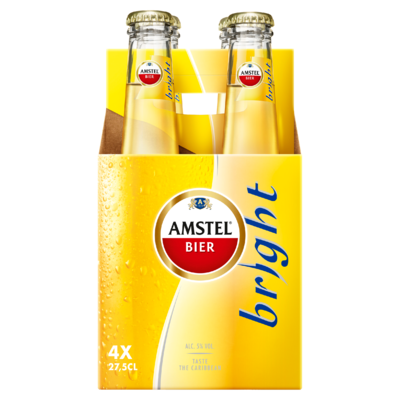 Amstel Bright Bier Fles 4 x 27,5 cl