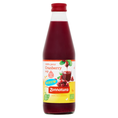 Zonnatura Cranberrysap 330 ml