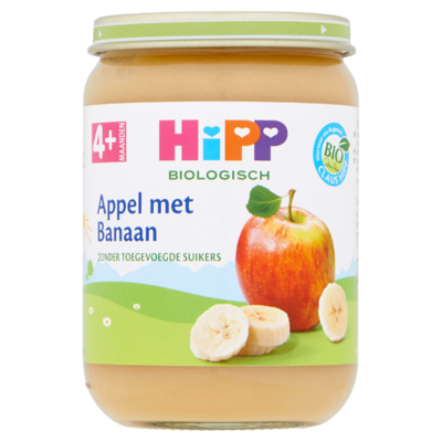 HiPP Biologisch Appel Banaan 4+ Maanden 190 g