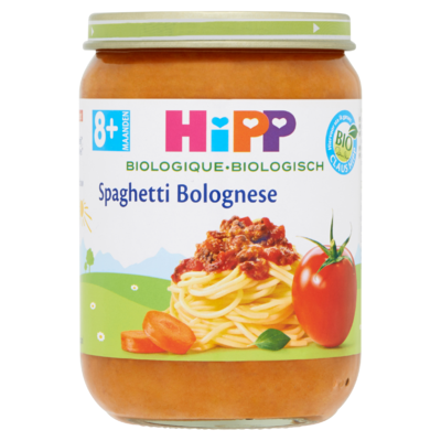 HiPP Biologisch Spaghetti Bolognese 8+ Maanden 190 g