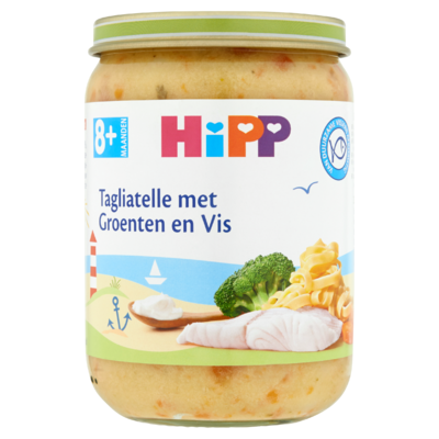 HiPP Tagliatelle met Groenten en Vis 8+ Maanden 190 g