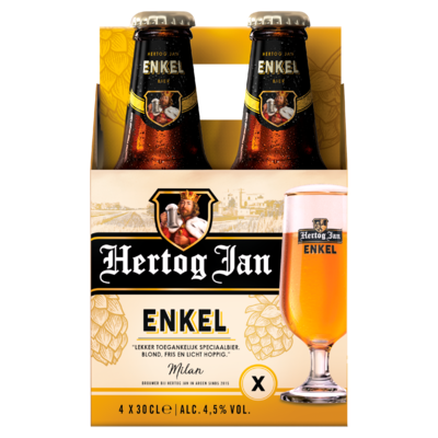 Hertog Jan Enkel Bier Flessen 4 x 30 cl