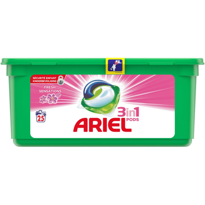 Ariel 3in1 pods fresh sensation pink wasmiddel