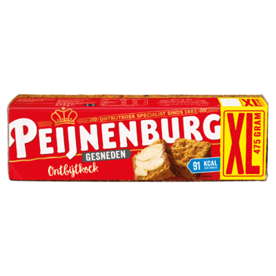Peijnenburg Gesneden Ontbijtkoek XL 485 g