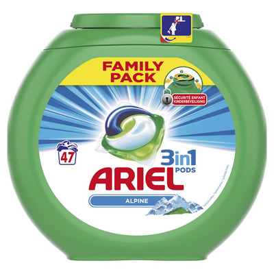 Ariel 3in1 pods alpine wasmiddelcapsules