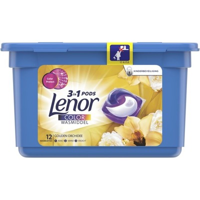 Lenor 3in1 pods gouden orchidee wascapsules