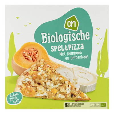 Huismerk Biologisch Speltpizza pompoen geitenkaas