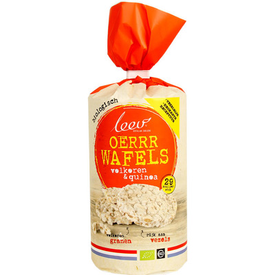 Leev Bio oer wafels volkoren-quinoa