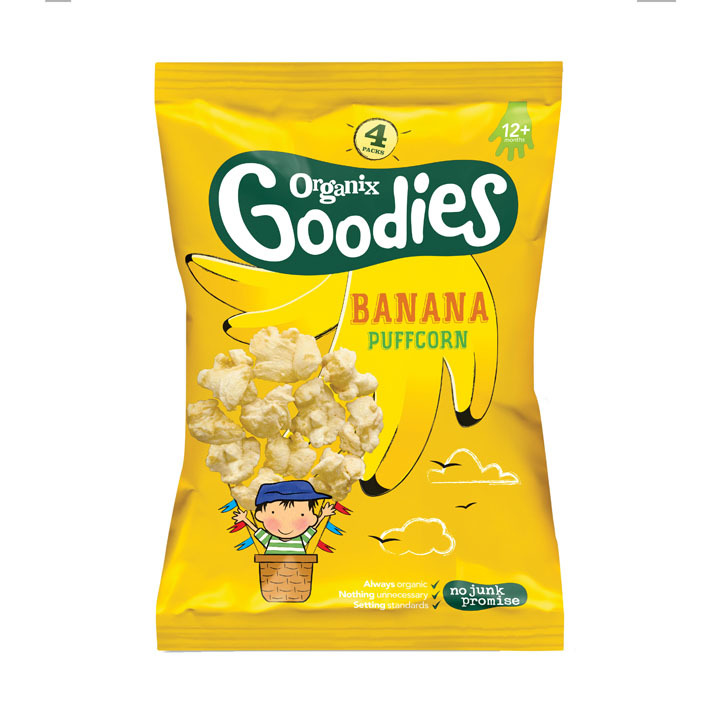 Organix Popcorn banaan 1+jr