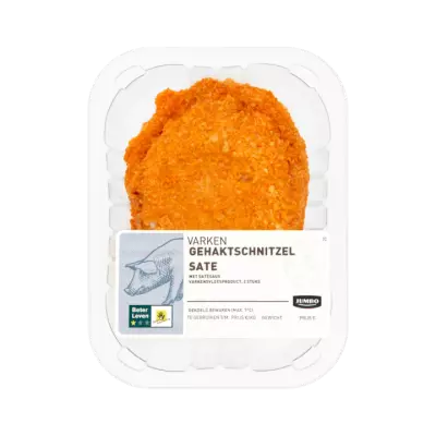 Huismerk Varken Gehaktschnitzel Sate 2 Stuks
