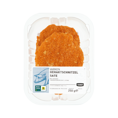 Huismerk Varken Gehaktschnitzel Sate 2 Stuks