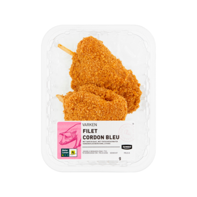 Huismerk Varken Filet Cordon Bleu 2 Stuks