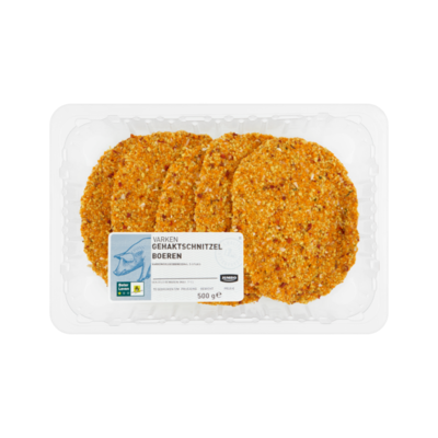 Huismerk Varken Gehaktschnitzel Boeren 5 Stuks