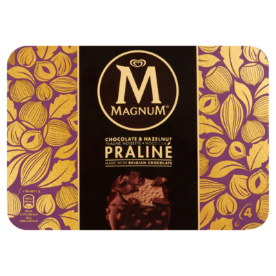 Magnum Hazelnut praline