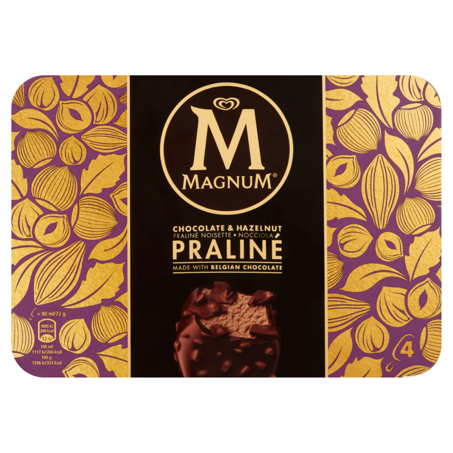 Magnum Hazelnut praline