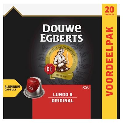 Douwe Egberts lungo original koffiecups 20 stuks
